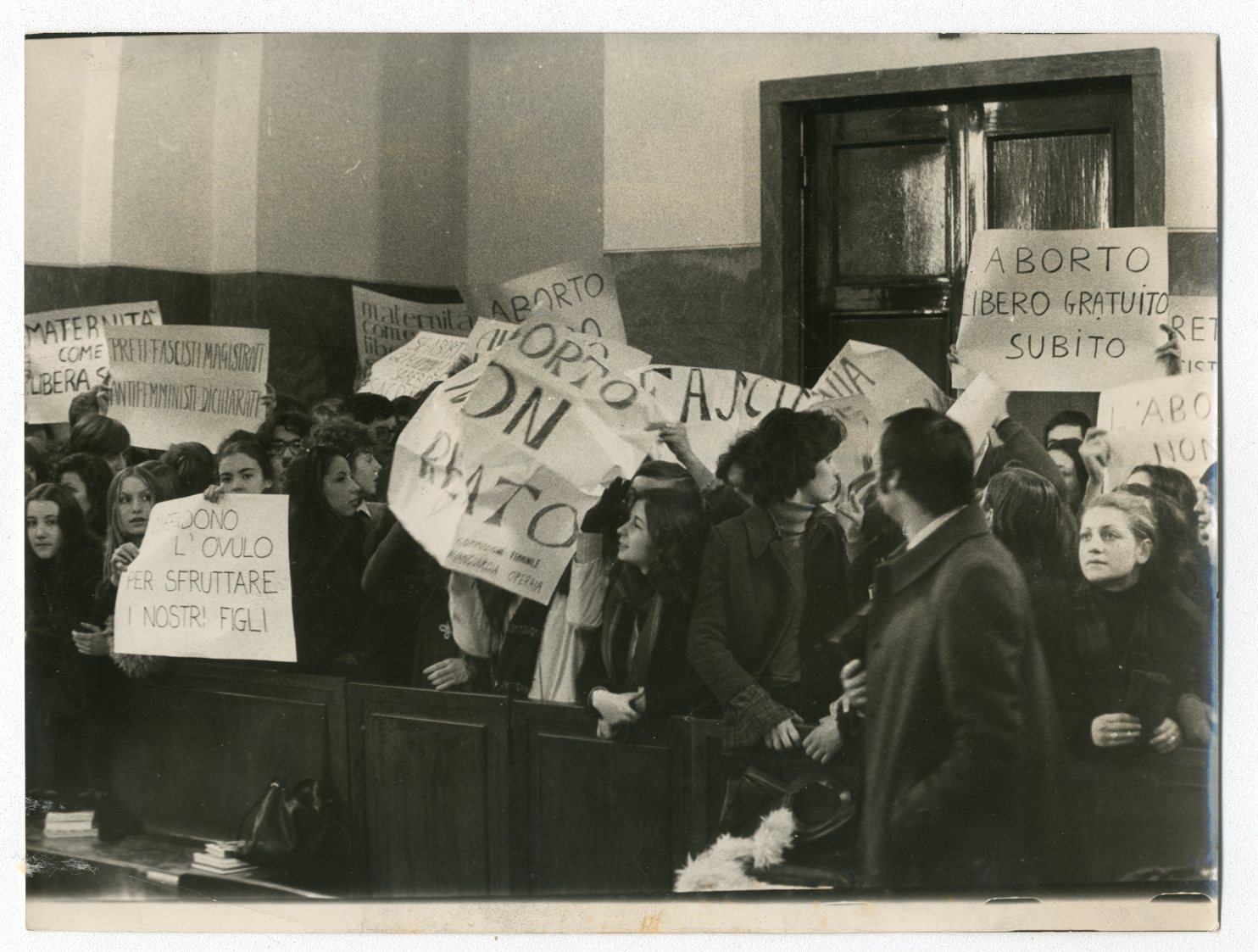 Collettivi femminili, anni '80. Università degli Studi di Milano, Apice, Archivio La Notte.