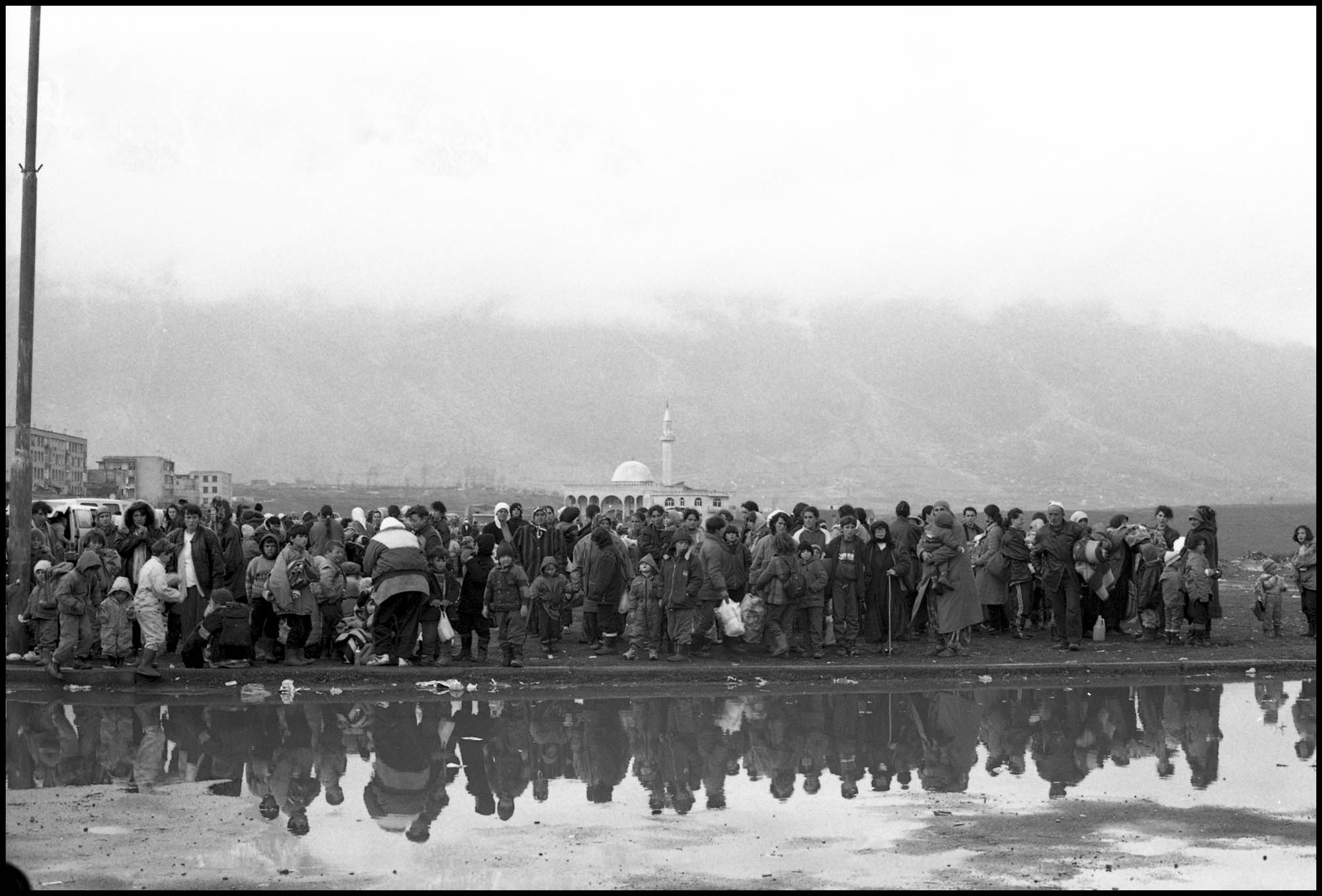 Ivo Saglietti, profughi kosovari, Kukes, Albania 1999. © Archivio Saglietti